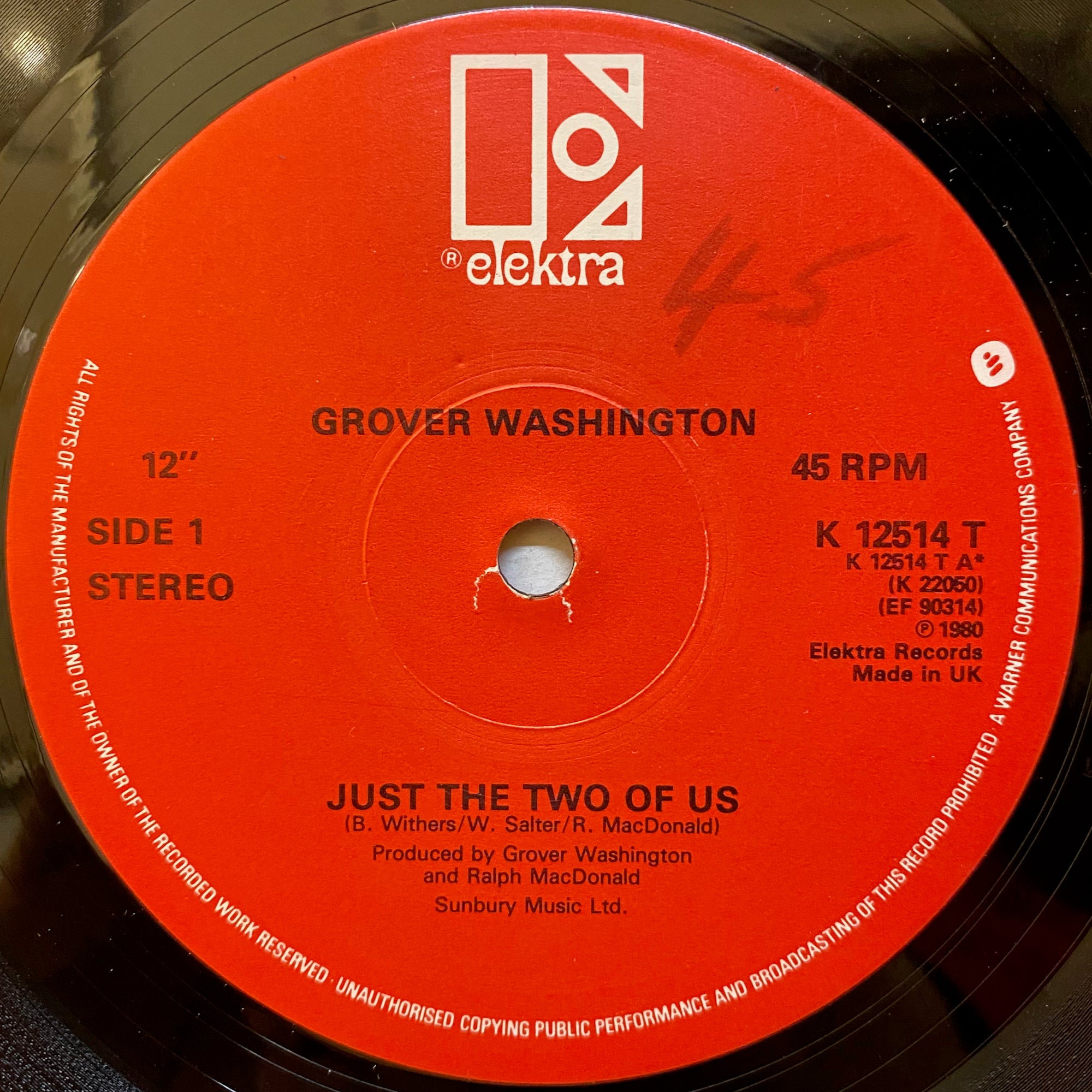 Grover Washington, Jr. / Just The Two Of Us | VINYL7 RECORDS