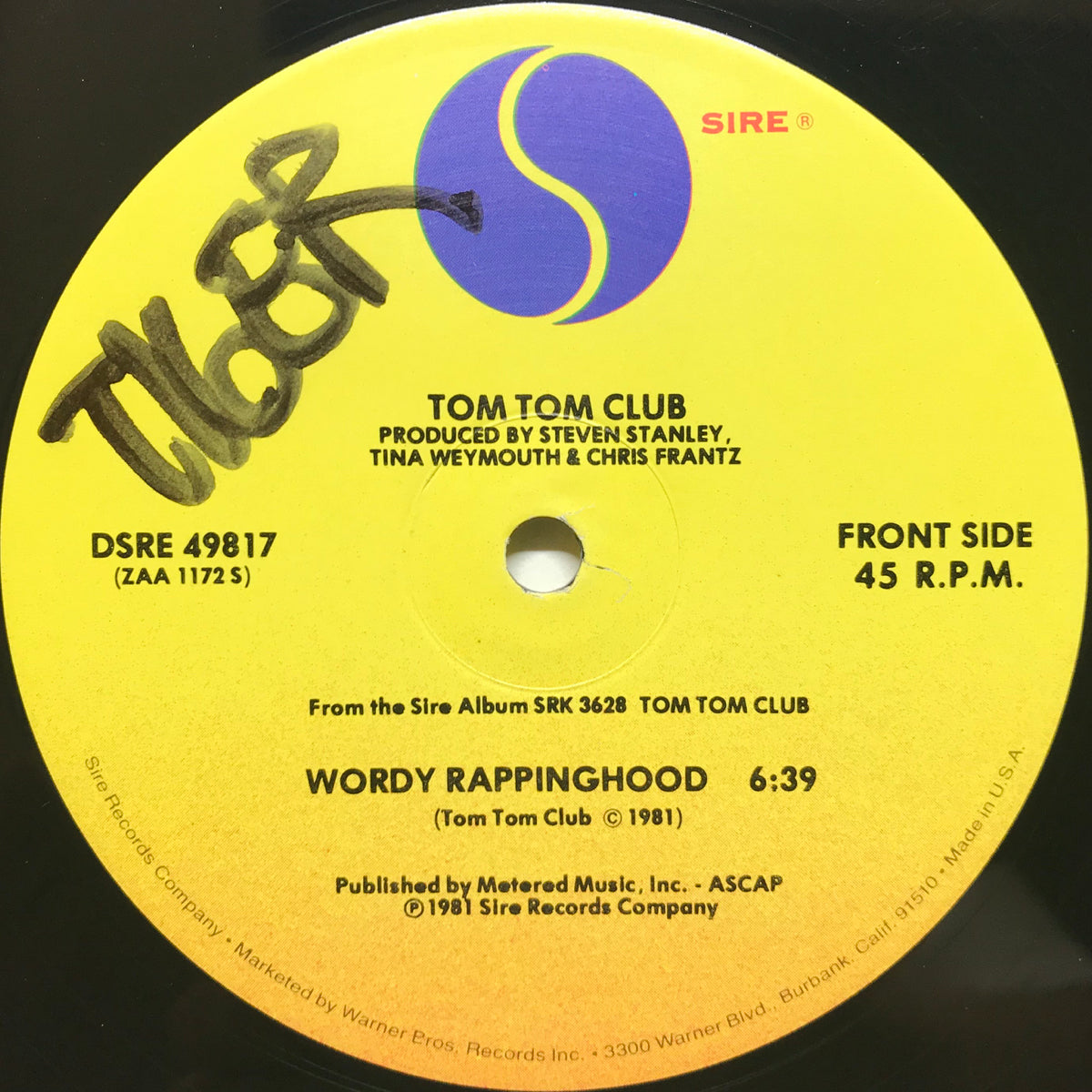Wordy Rappinghood - Tom Tom Club | VINYL7 RECORDS