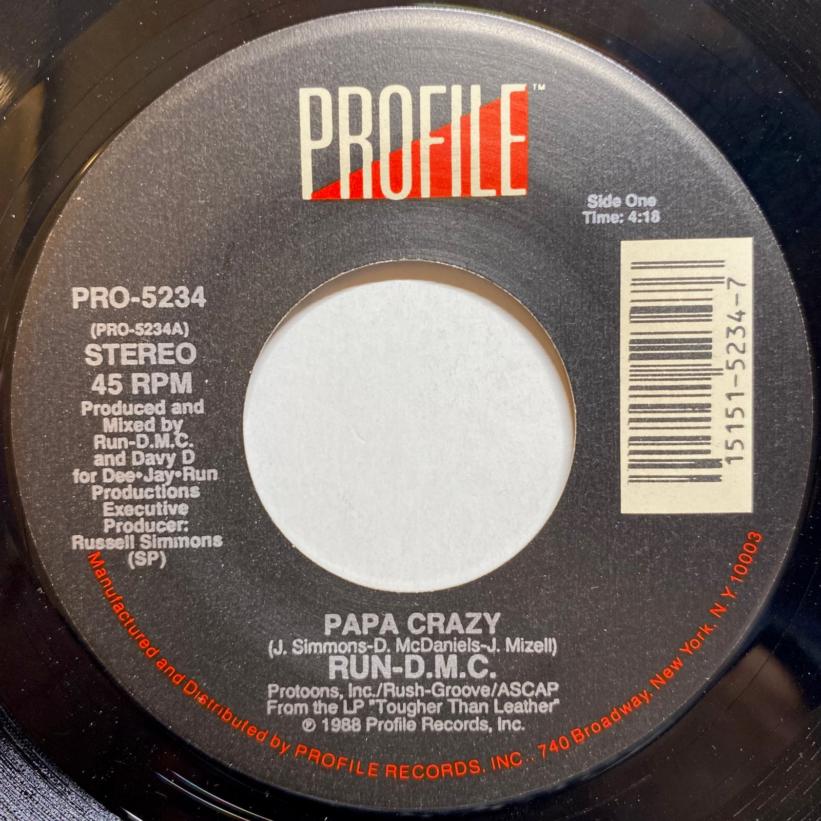 Run-D.M.C. / Papa Crazy | VINYL7 RECORDS