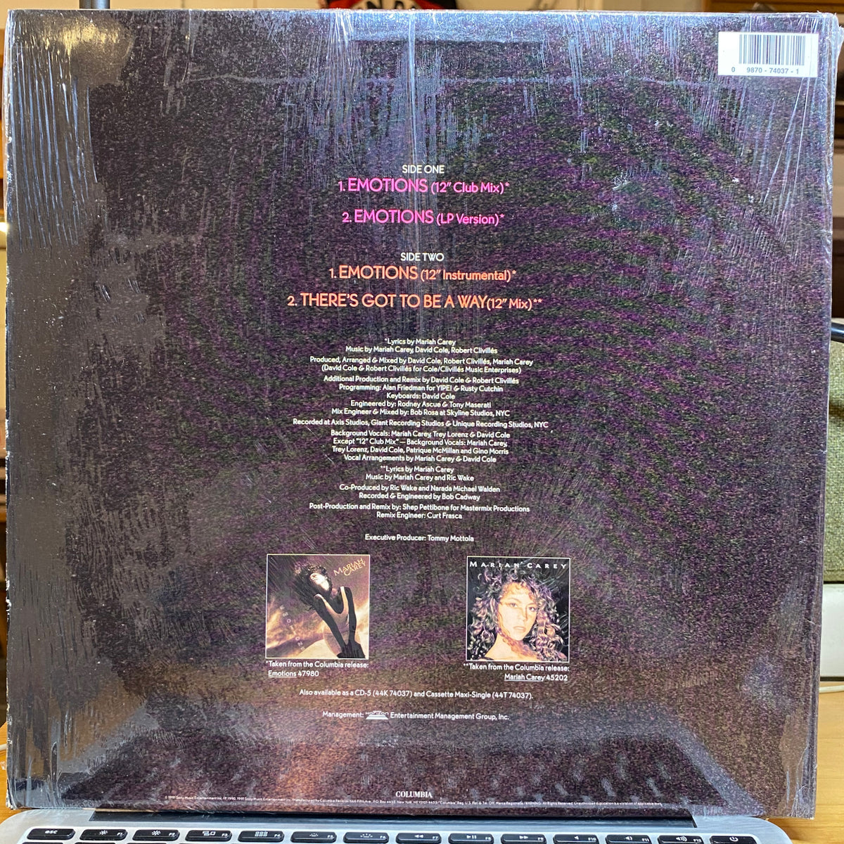 Emotions Mariah Carey VINYL7 RECORDS