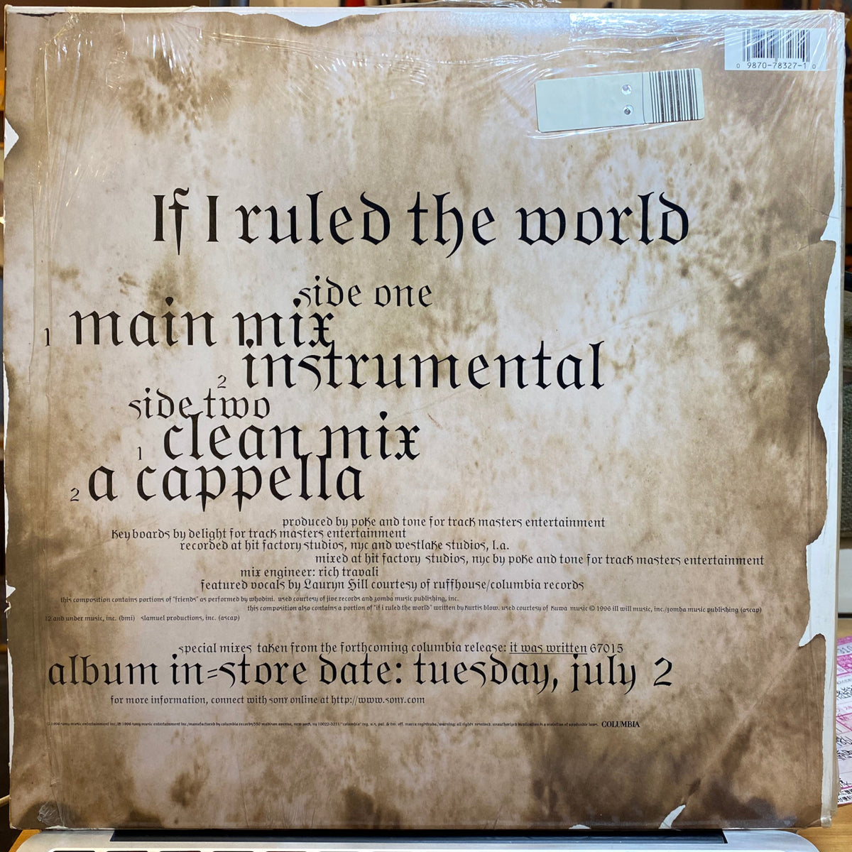 Nas / If I Ruled The World | VINYL7 RECORDS
