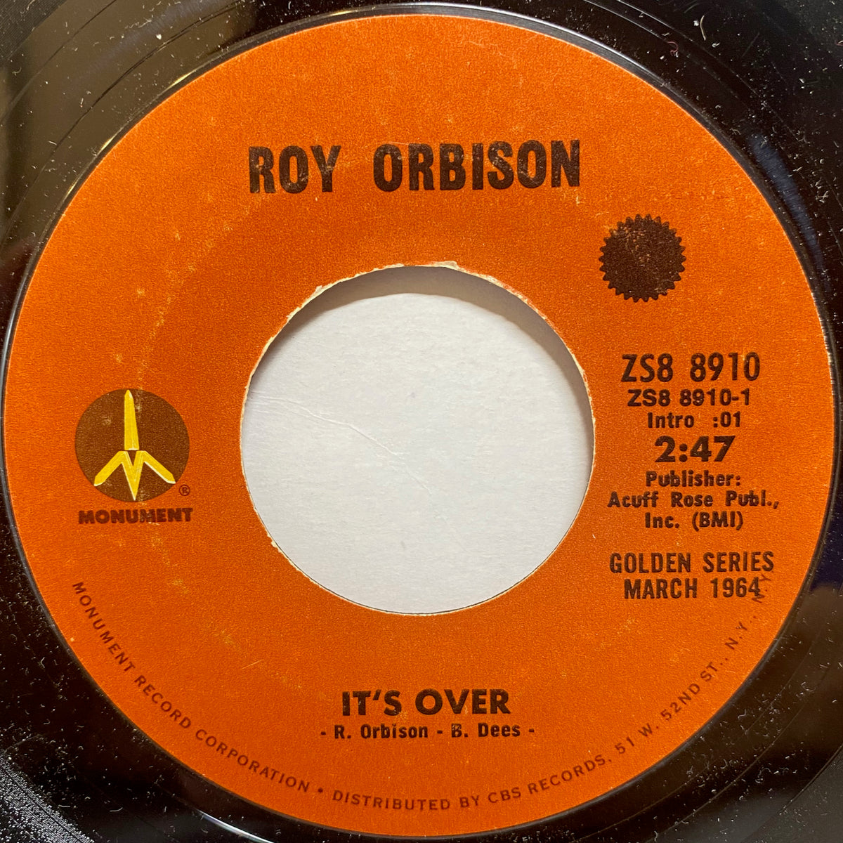 Roy Orbison / It's Over / Oh, Pretty Woman | VINYL7 RECORDS