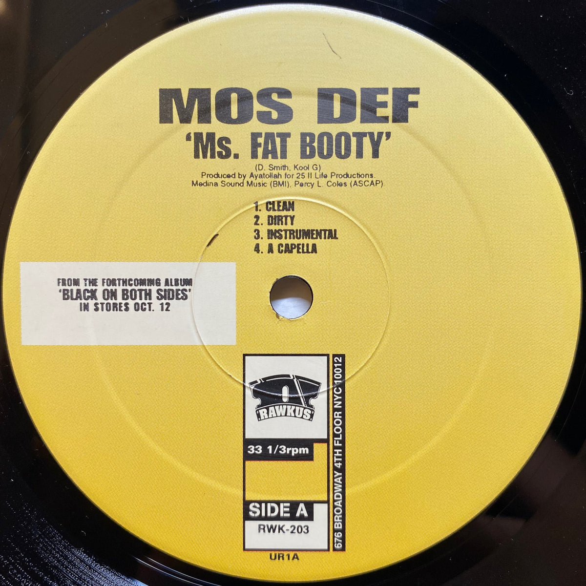 Ms. Fat Booty / Mathematics - Mos Def | VINYL7 RECORDS