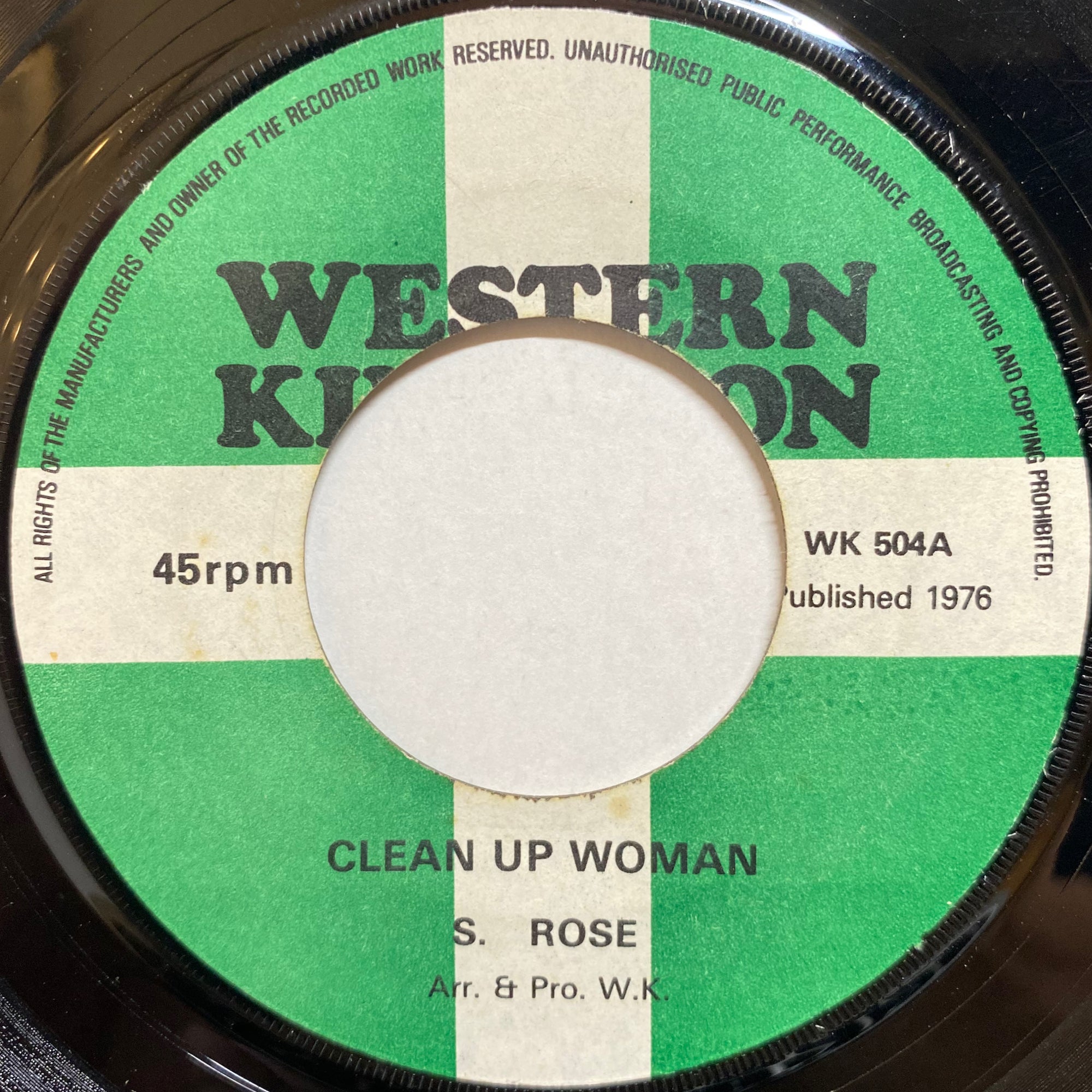 S. Rose / Clean Up Woman | VINYL7 RECORDS